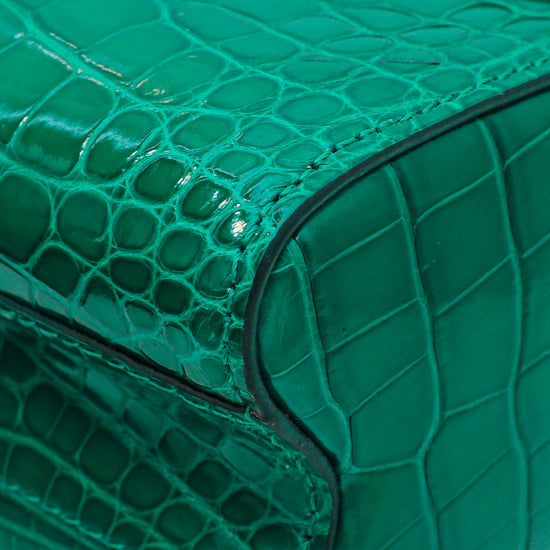Louis Vuitton Green Crocodile Twist PM