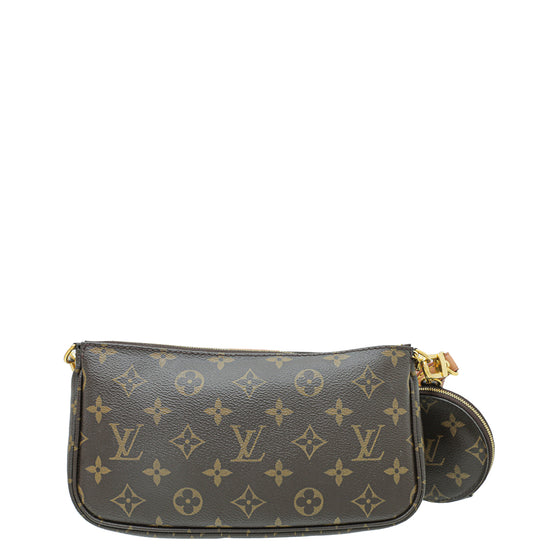 Multi pochette accessoires leather handbag Louis Vuitton Brown in Leather -  23760804