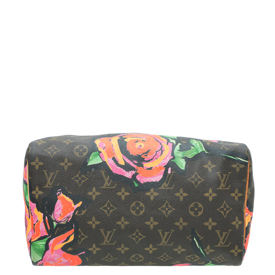 Louis Vuitton Limited Edition Stephen Sprouse Roses Speedy 30 Bag
