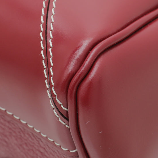 Louis Vuitton Red Suhali L'Absolu De Voyage Bag