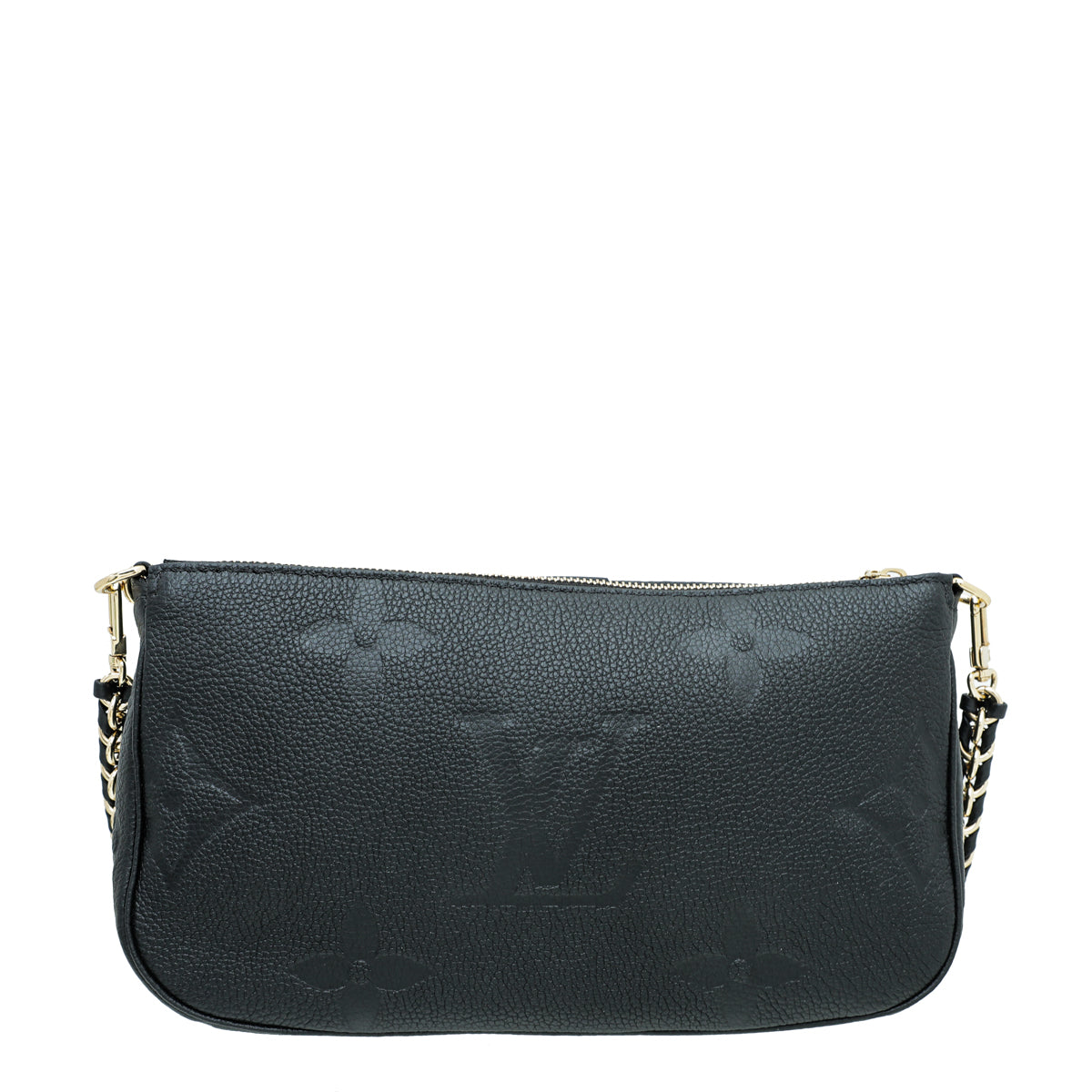 Louis Vuitton Ultra Rare Black Multi Pochette Accessories Crossbody 029lv29