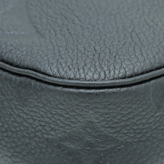 Louis Vuitton Black x Beige Monogram Leather Empreinte Multi Pochette 24lk810s