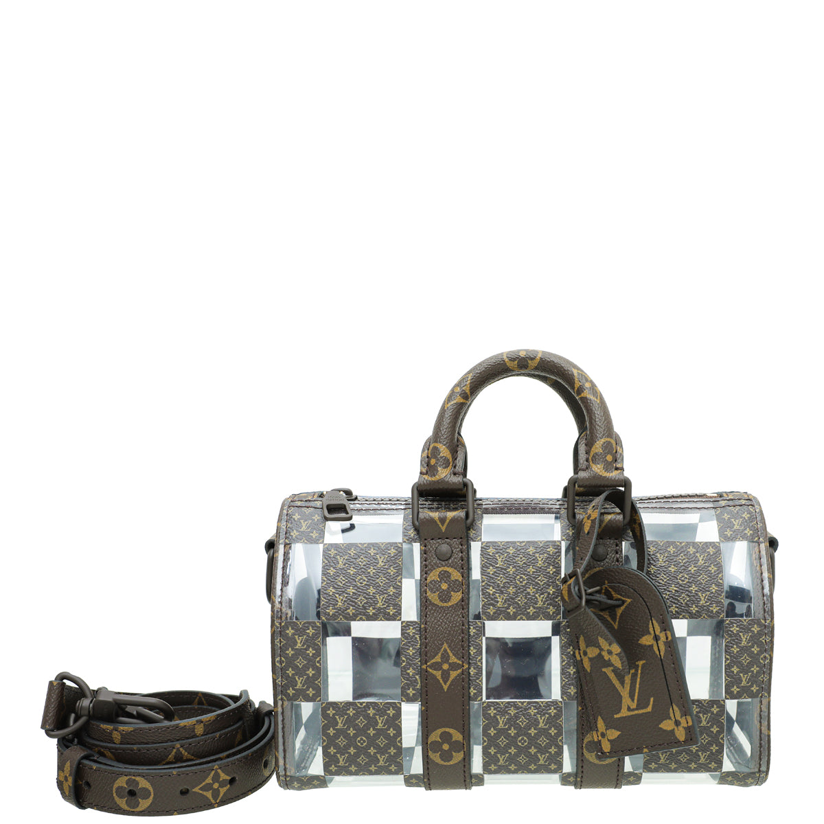 Load image into Gallery viewer, Louis Vuitton Monogram Chess Keepall 25 Bandouliere Bag
