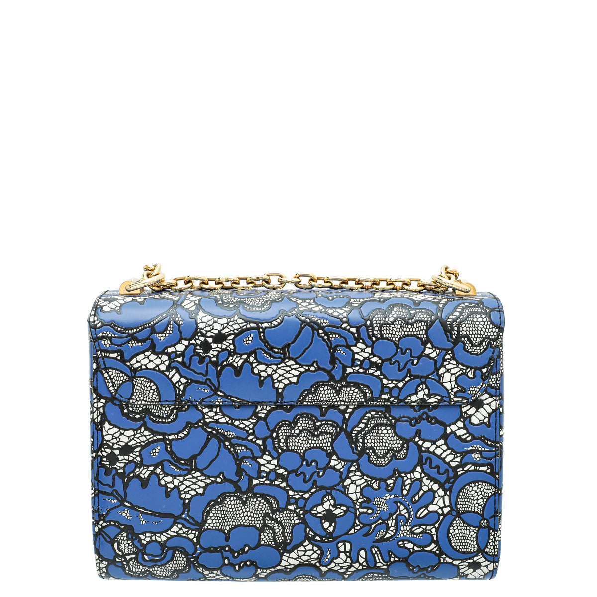 Louis Vuitton Tricolor Lace Print Twist MM Bag