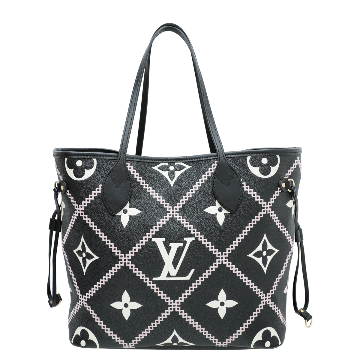 Louis Vuitton Black Monogram Empreinte Neverfull MM Bag – THE CLOSET