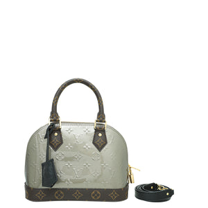 Louis Vuitton Monogram Taupe Metallise Vernis Alma BB Bag