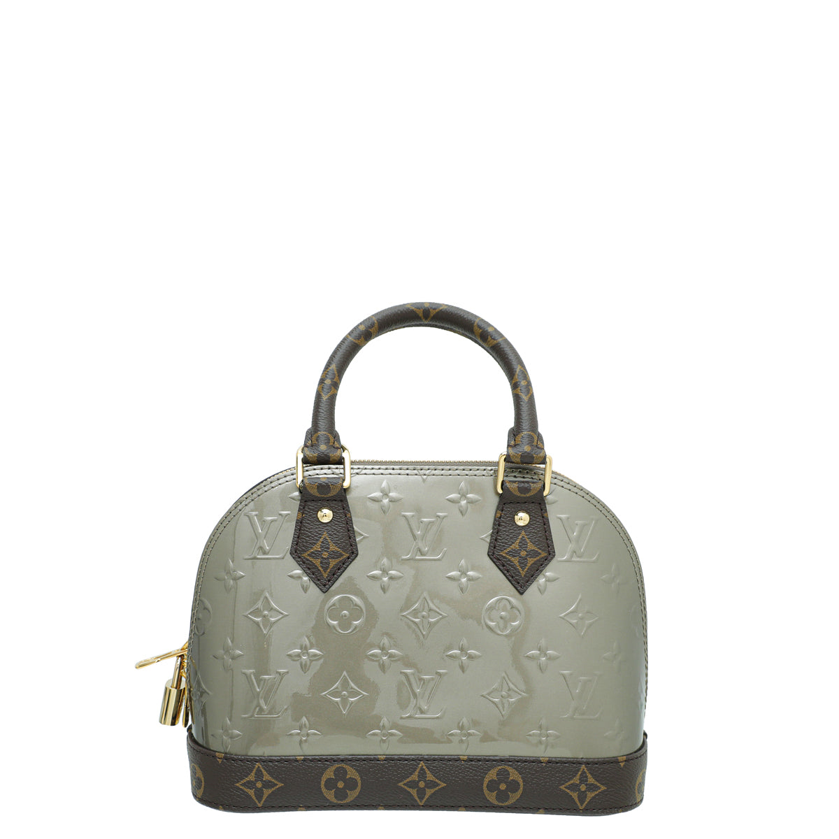 Louis Vuitton Monogram Taupe Metallise Vernis Alma BB Bag-Louis Vuitton-THE CLOSET