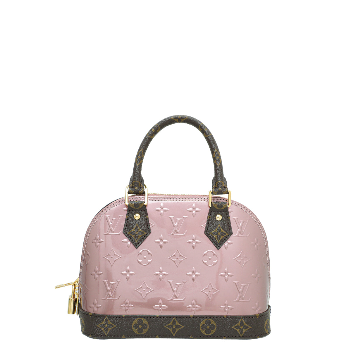 Louis Vuitton Monogram Rose Pale Metallise Vernis Alma BB Bag-Louis Vuitton-THE CLOSET
