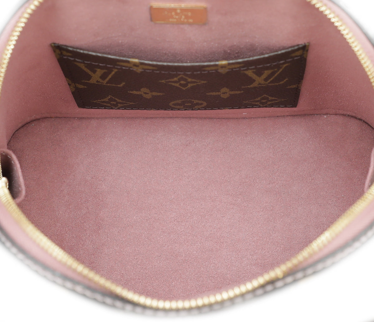 Louis Vuitton Monogram Rose Pale Metallise Vernis Alma BB Bag – The Closet