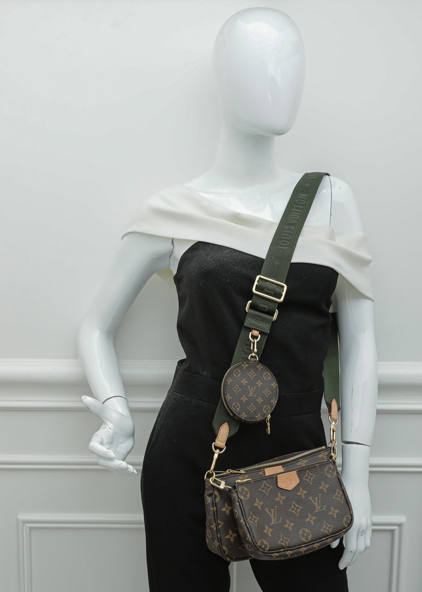 Louis Vuitton Khaki Monogram Multi Pochette Accessories Bag – The