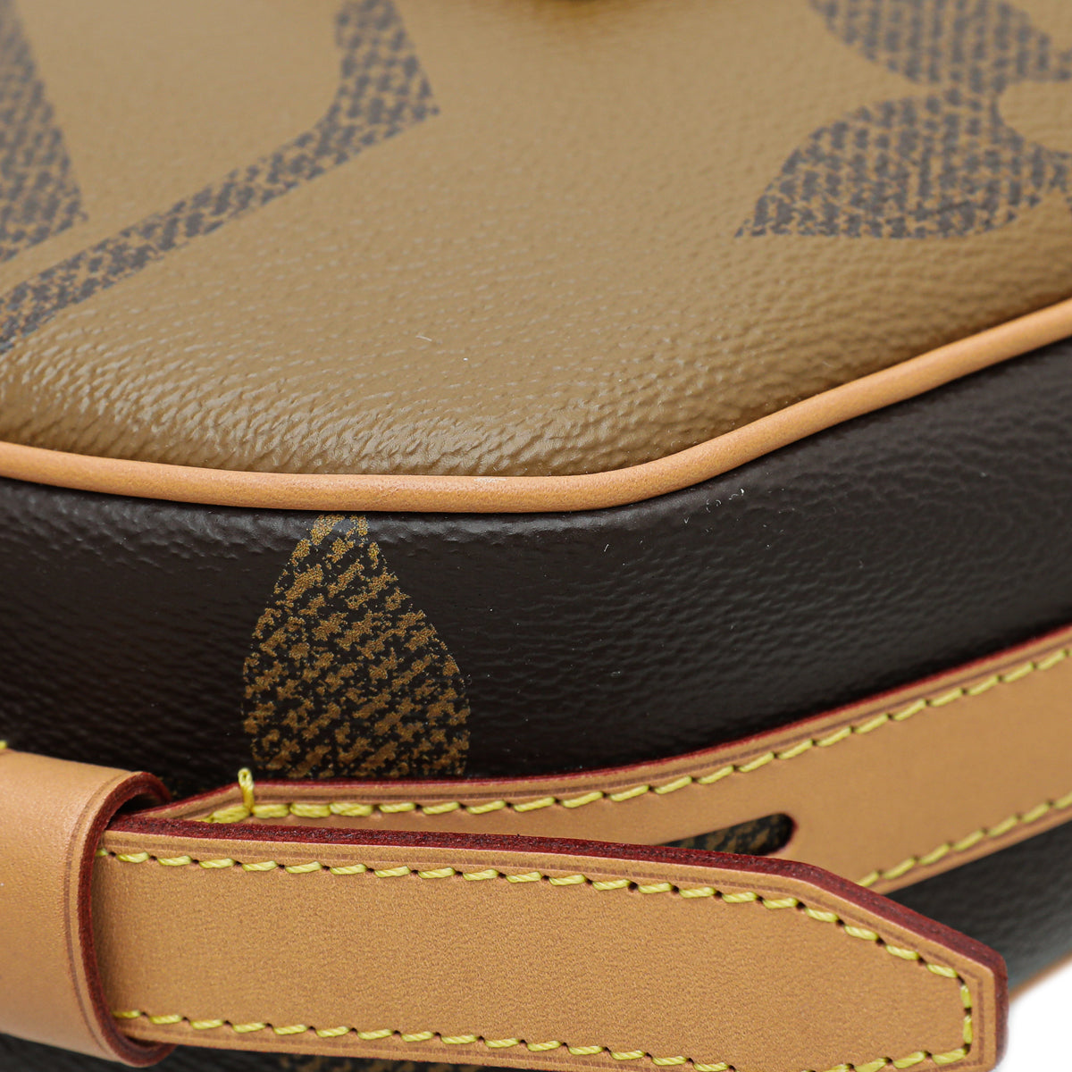 Louis Vuitton Shoulder Bag Bowat Chapo Brown Black Gold Monogram Rever