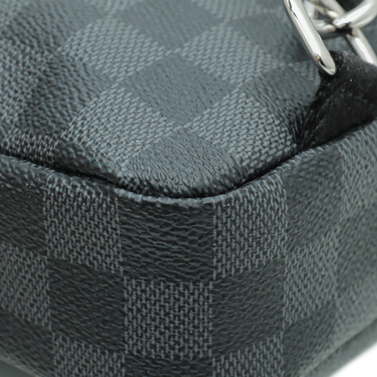 Louis Vuitton Graphite Ebene Avenue Sling Bag W /A.B Initials