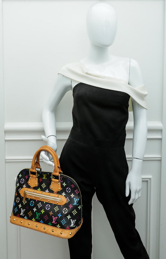 Louis Vuitton Alma MultiColor Black Cloth ref.90890 - Joli Closet