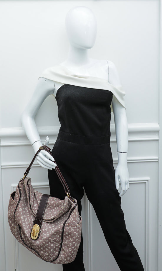 Louis Vuitton Romance Hobo Sepia Mini Lin 872816 Bordeaux Monogram Idylle  Shoulder Bag, Louis Vuitton