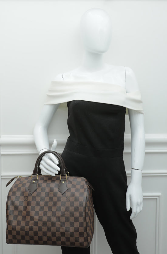 Louis Vuitton Speedy 30 Ebene Satchel - A World Of Goods For You, LLC