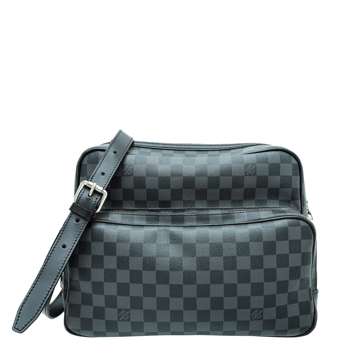 Louis Vuitton Ebene Graphite Leoh Messenger Bag-Louis Vuitton-THE CLOSET