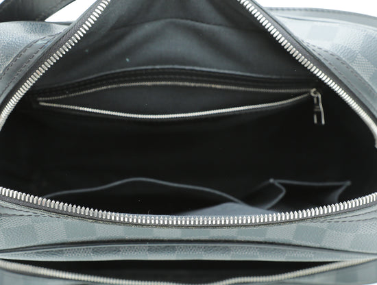 Louis Vuitton Damier Graphite Leoh Messenger Crossbody Leather ref