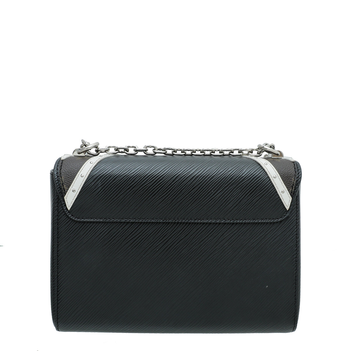 Louis Vuitton Noir Monogram Twist Studded V MM Bag