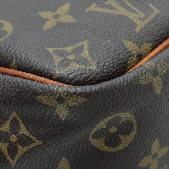 Load image into Gallery viewer, Louis Vuitton Brown Monogram Deauville Boston Bag
