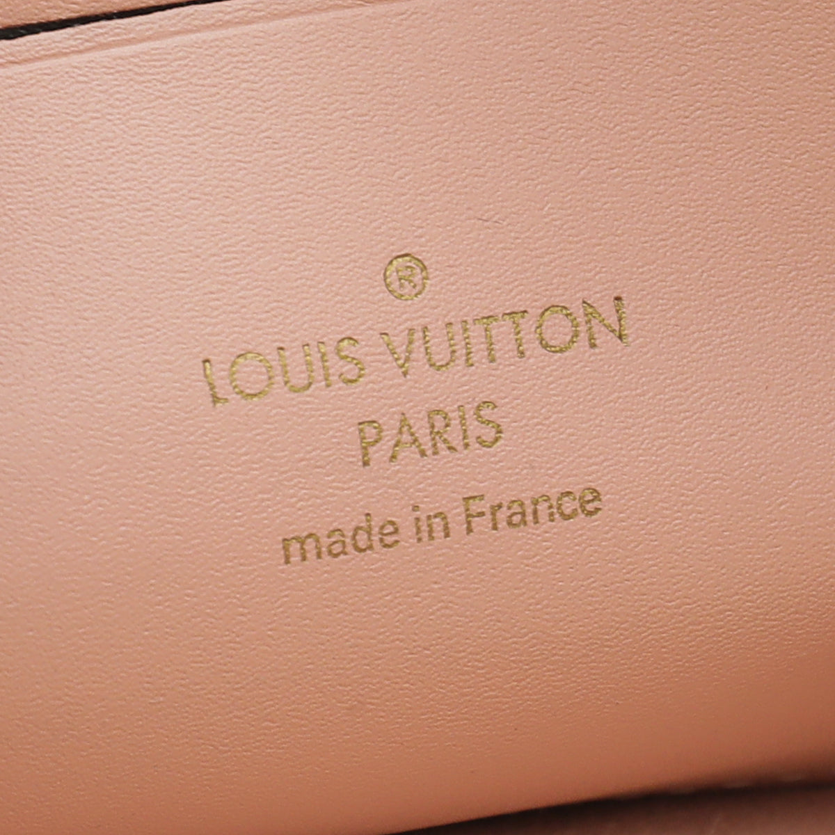 Louis Vuitton Rose Ballerine Ebene Double Zip Pochette Bag