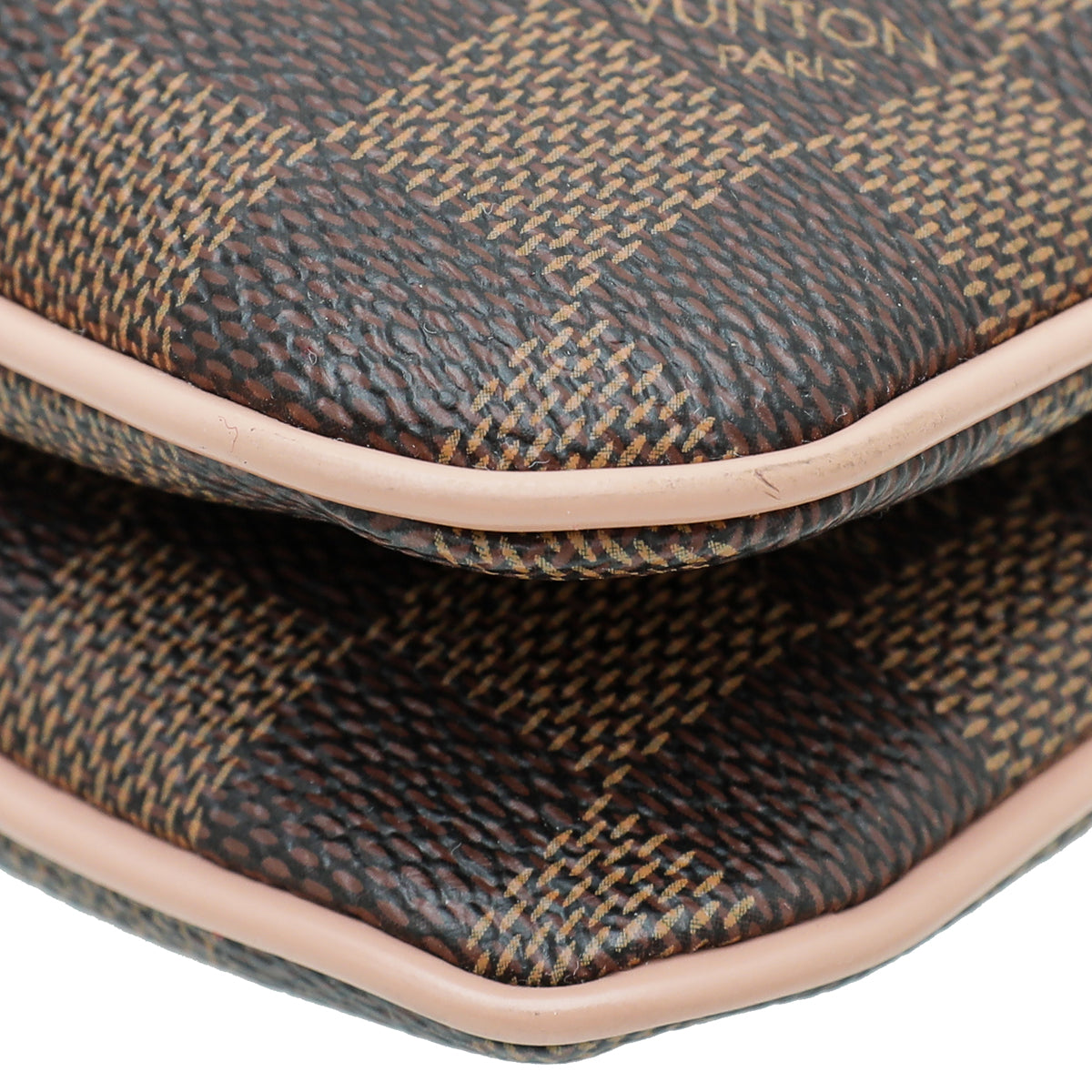 Louis Vuitton Rose Ballerine Ebene Double Zip Pochette Bag – The Closet