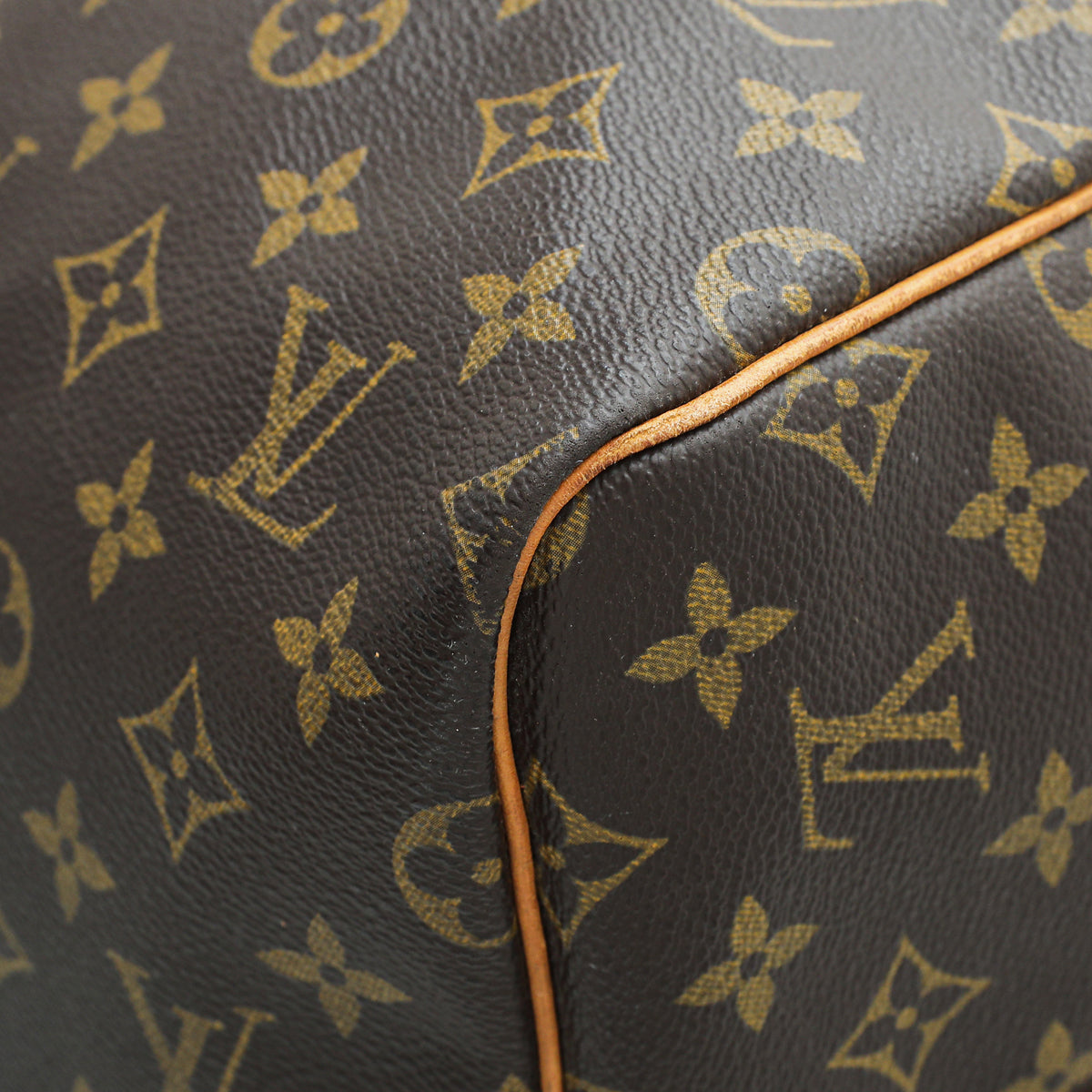 Louis Vuitton Brown Monogram Keepall Bandouliere 55 Bag