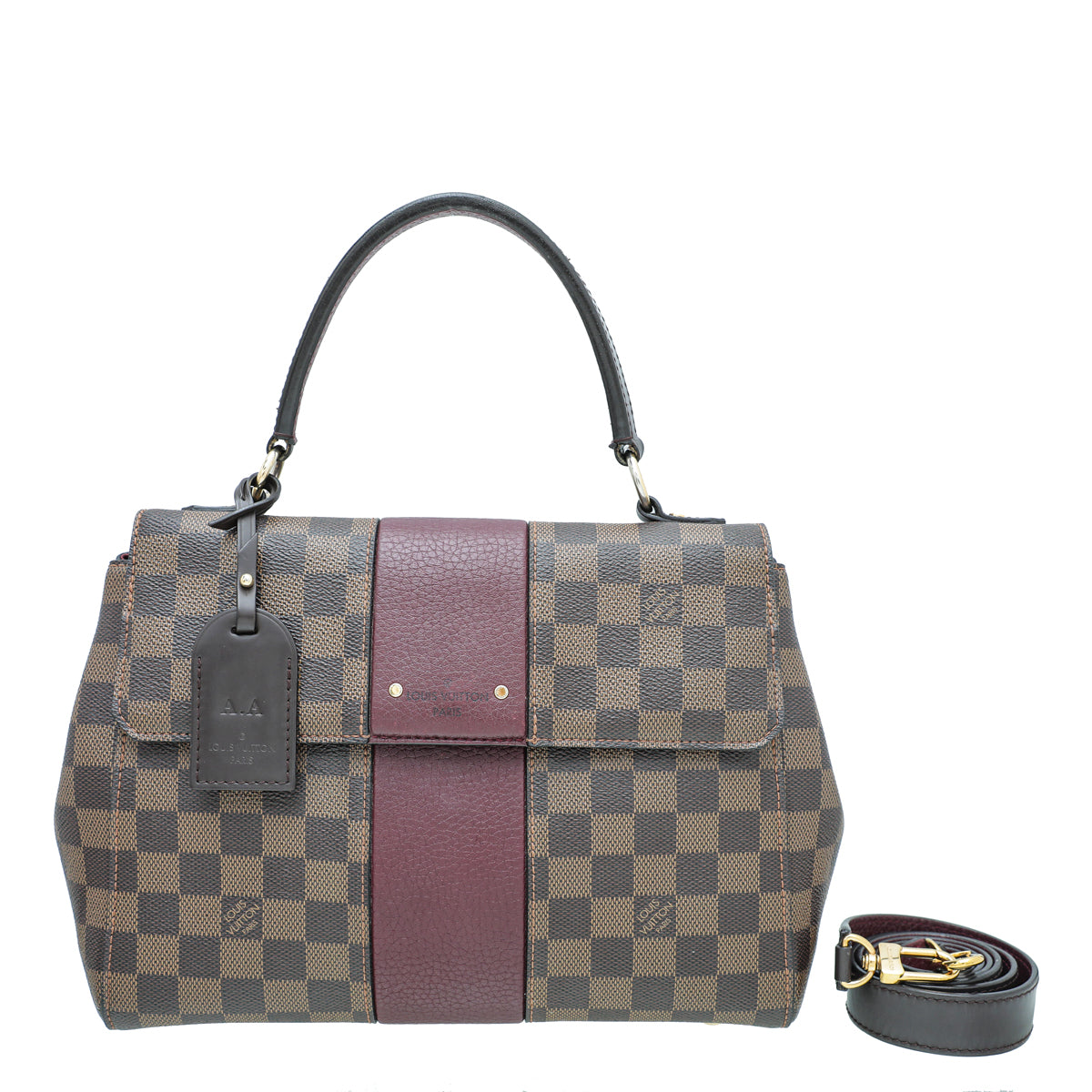 Louis Vuitton Ebene Bordeaux Bond Street Bag w/AA Initial-Louis Vuitton-THE CLOSET