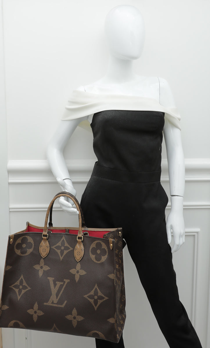 Louis Vuitton Monogram Reverse Giant Canvas OnTheGo GM Bag Louis Vuitton |  The Luxury Closet