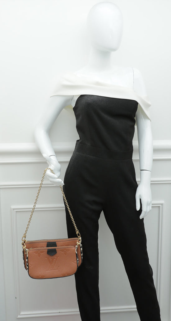 Louis Vuitton Caramel Monogram Wild At Heart Multi Pochette Accessoires  Leather ref.585254 - Joli Closet