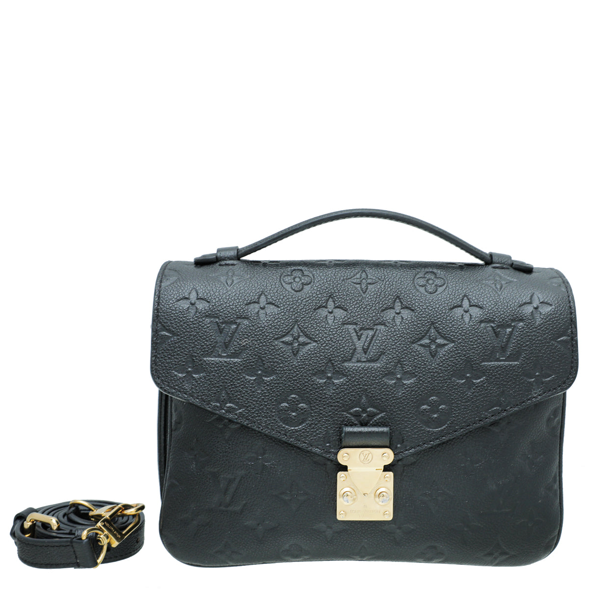 Louis Vuitton Black Monogram Empreinte Pochette Metis Bag-Louis Vuitton-THE CLOSET