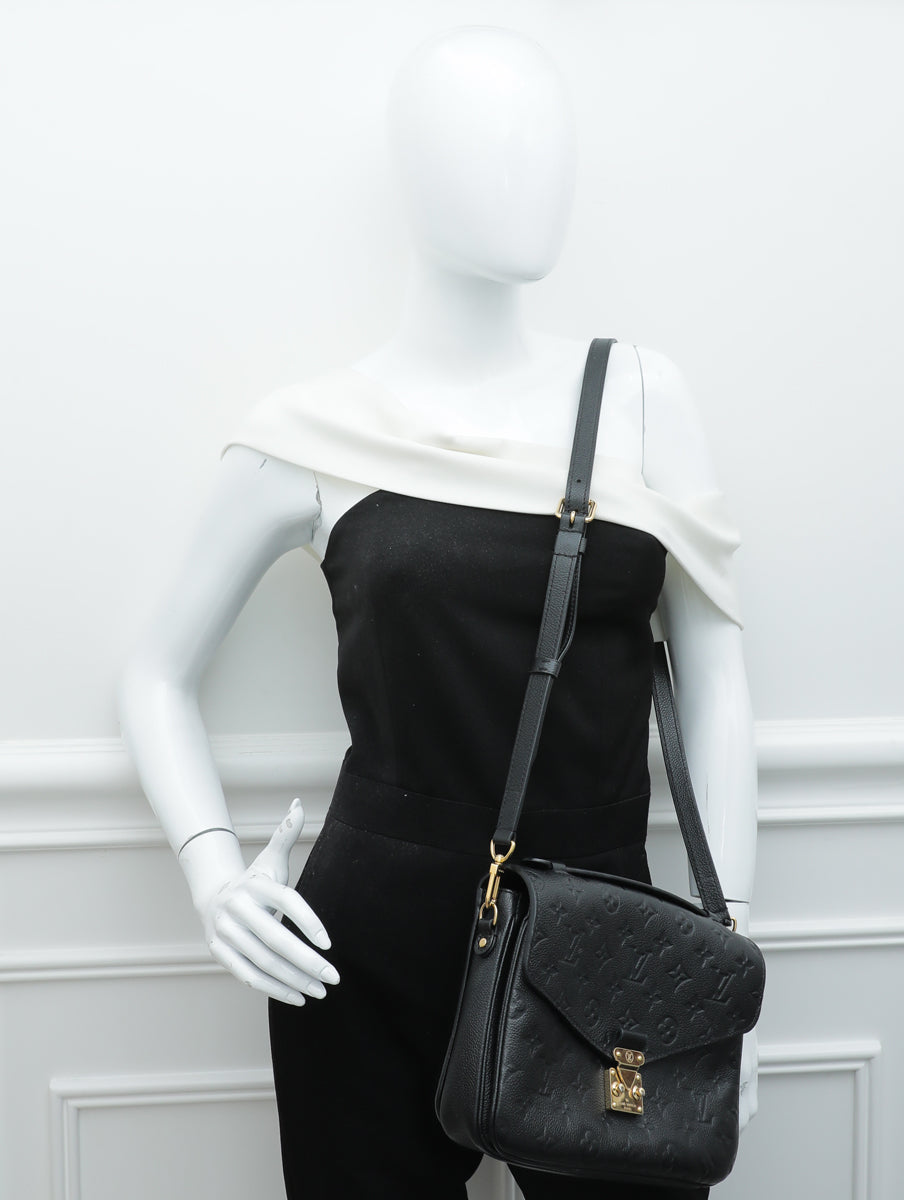 Louis Vuitton Pochette Metis Monogram Empreinte Leather Neutral