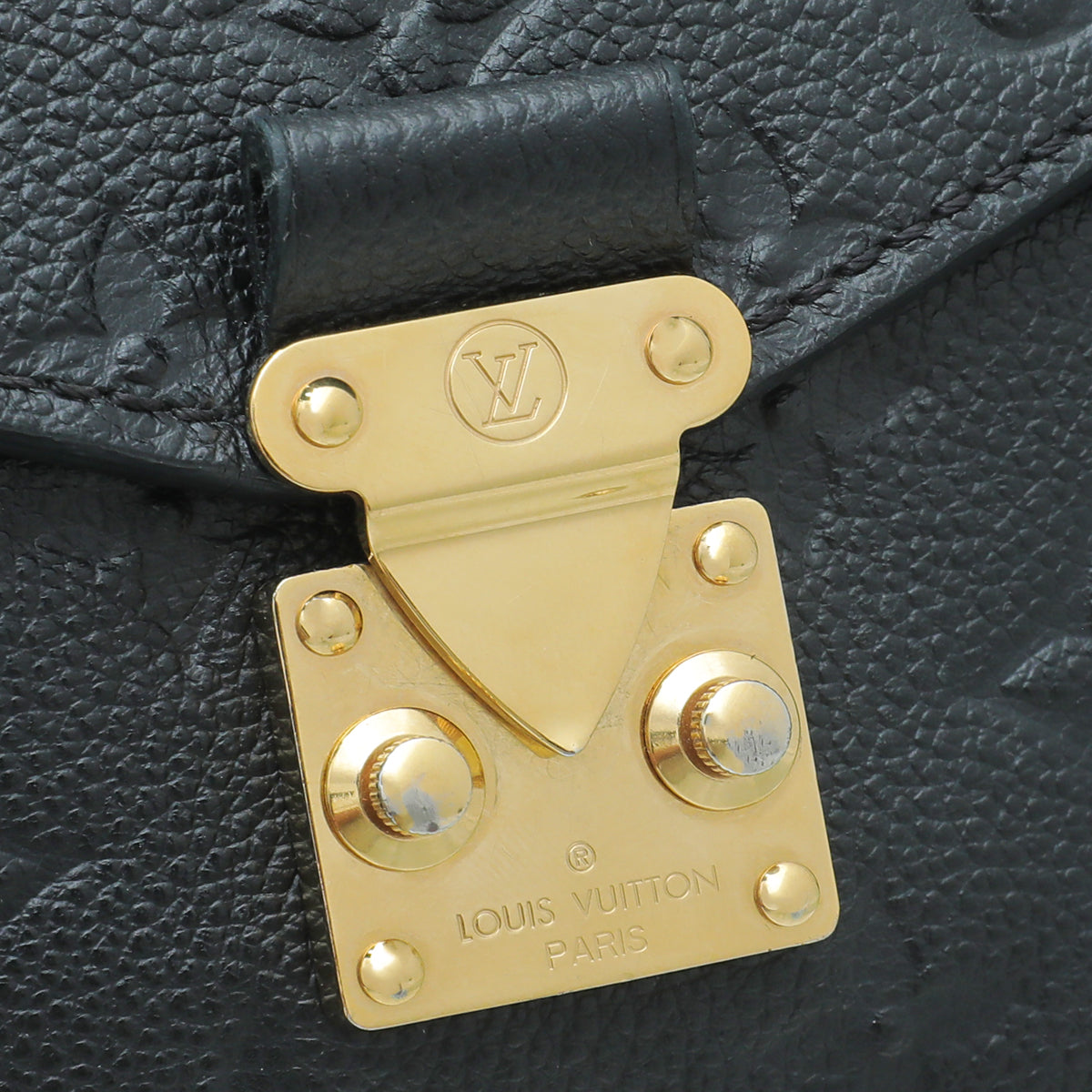 Louis Vuitton Pochette Métis Monogram Empreinte Black GHW