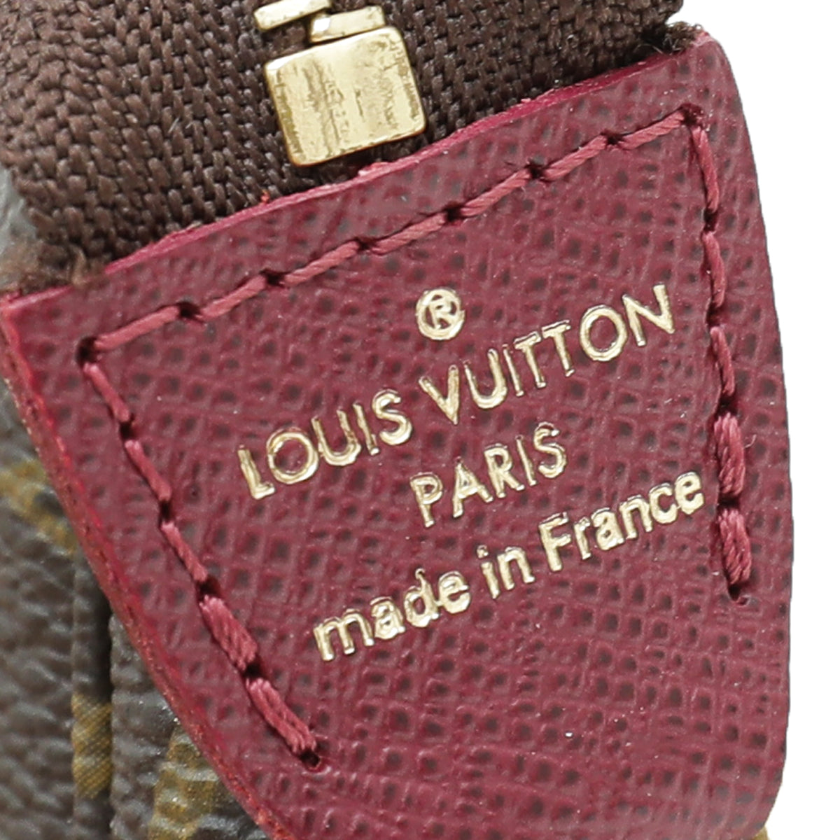 Louis Vuitton Monogram Travel Stamp Mini Pochette Accessoires
