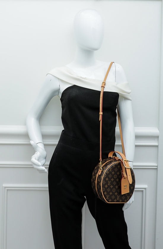 Louis Vuitton Monogram Mini Boite Chapeau, Black, One Size