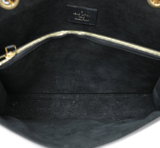 LOUIS VUITTON Victoire Monogram Black Leather Hand Bag at 1stDibs