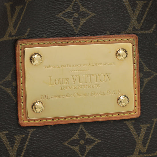 Louis Vuitton Galliera Gm Monogram Shoulder Bag. Brown Leather ref.641545 -  Joli Closet