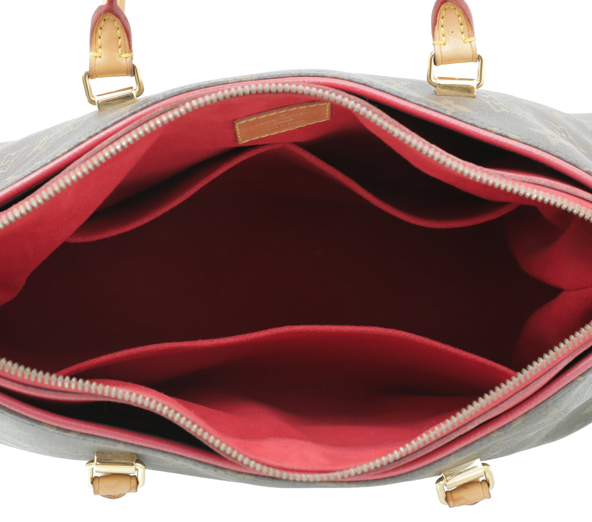 Louis Vuitton Pallas Monogram Canvas Tote Shoulder Bag
