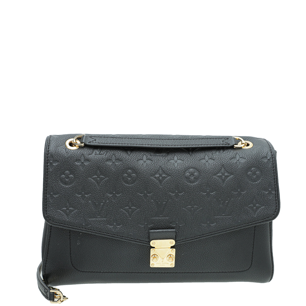 Louis Vuitton Black Monogram Empreinte Saint Germain MM Bag-Louis Vuitton-THE CLOSET