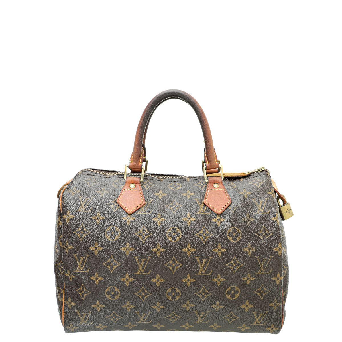 Louis Vuitton Brown Monogram Speedy 30 Bag-Louis Vuitton-THE CLOSET