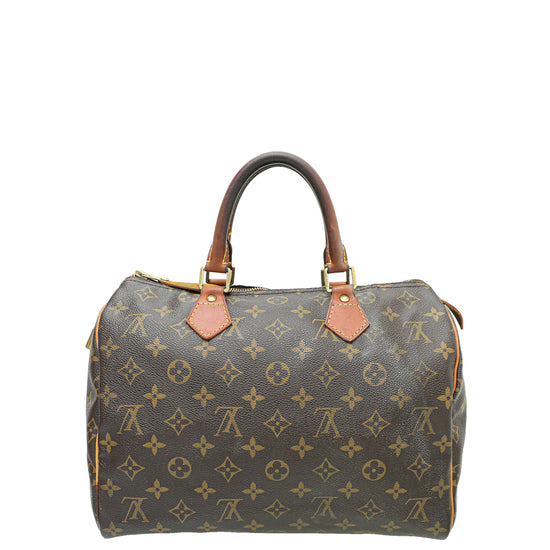 Louis Vuitton Brown Monogram Speedy 30 Bag