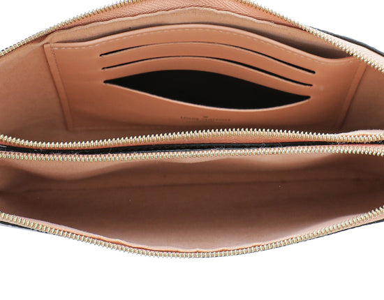 LOUIS VUITTON® Double Zip Pochette  Leather bag women, Louis vuitton  store, Bags