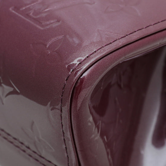 Louis Vuitton Violet Vernis Leather & Vachetta Leather Roxbury Drive
