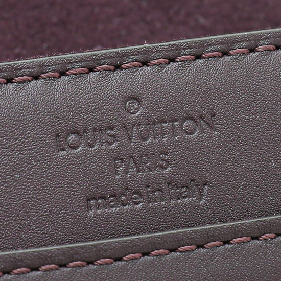 Louis Vuitton Burgundy Louise Matte Chain Clutch