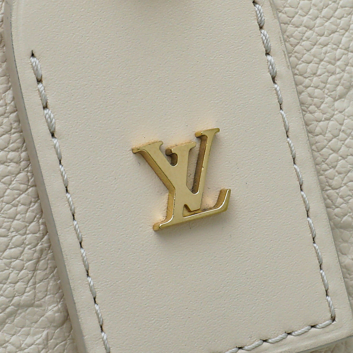 Louis Vuitton Crème Monogram Empreinte Petite Malle Souple, myGemma