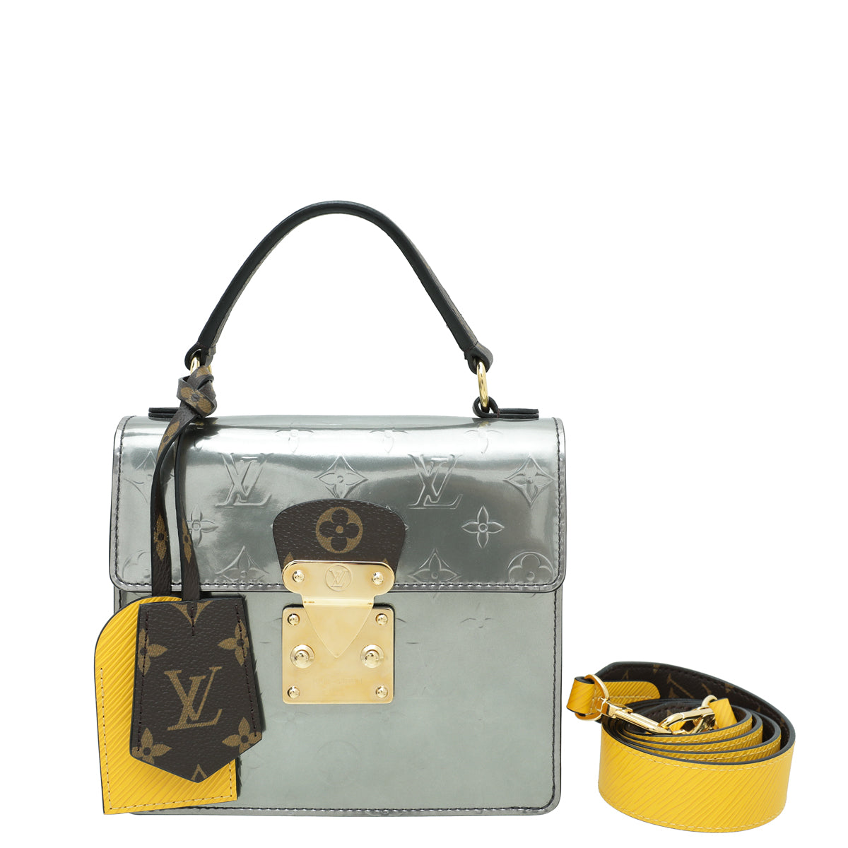 Louis Vuitton Bicolor Monogram Vernis Spring Street Bag-Louis Vuitton-THE CLOSET
