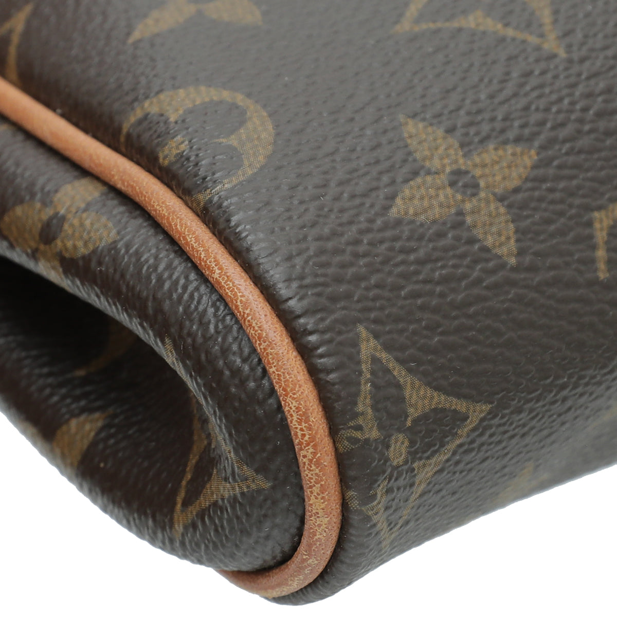 Eva leather clutch bag Louis Vuitton Brown in Leather - 35607429