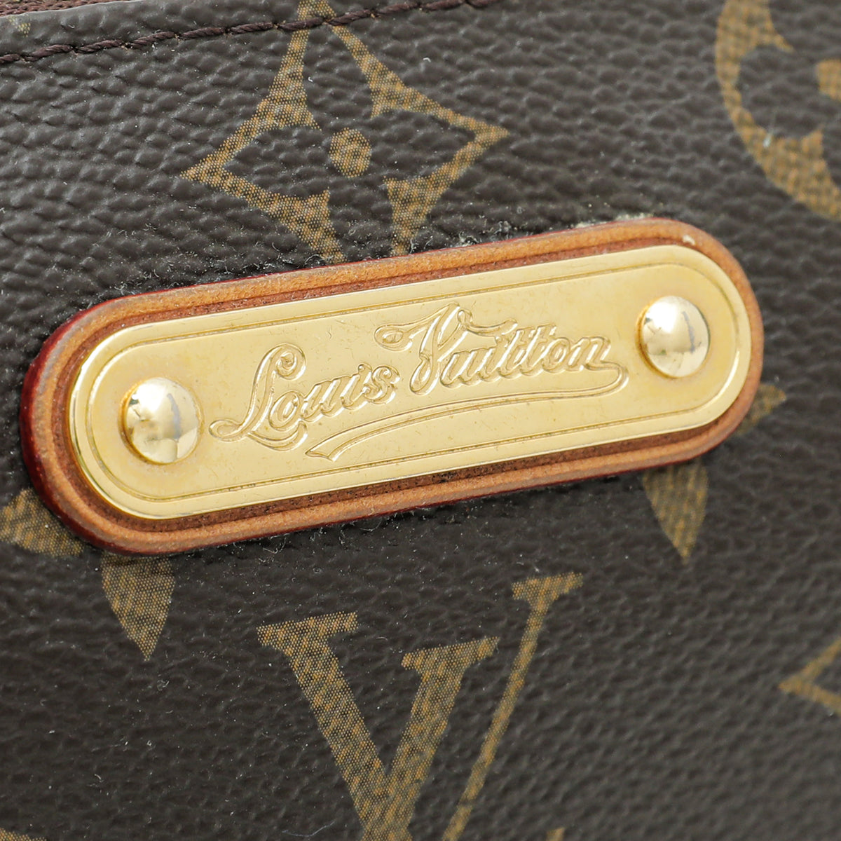 Eva cloth clutch bag Louis Vuitton Brown in Cloth - 35418093