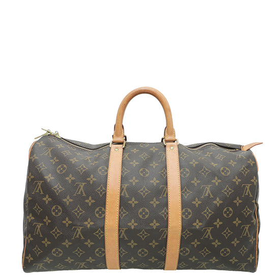 Louis Vuitton Monogram Keepall 45 Bandouliere Bag