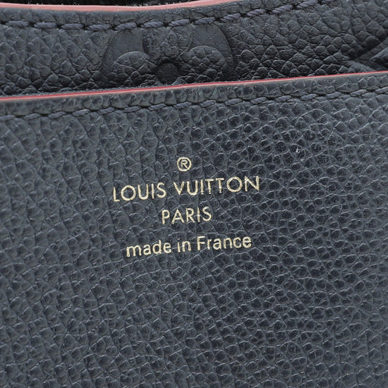 M44308 Louis Vuitton Monogram Empreinte Blanche BB-Jean Blue