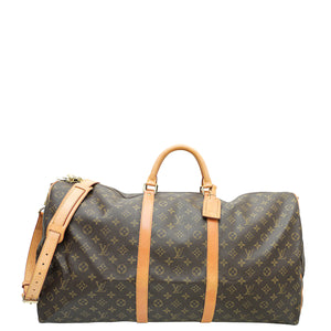 Louis Vuitton Monogram Keepall Bandouliere 60 Bag